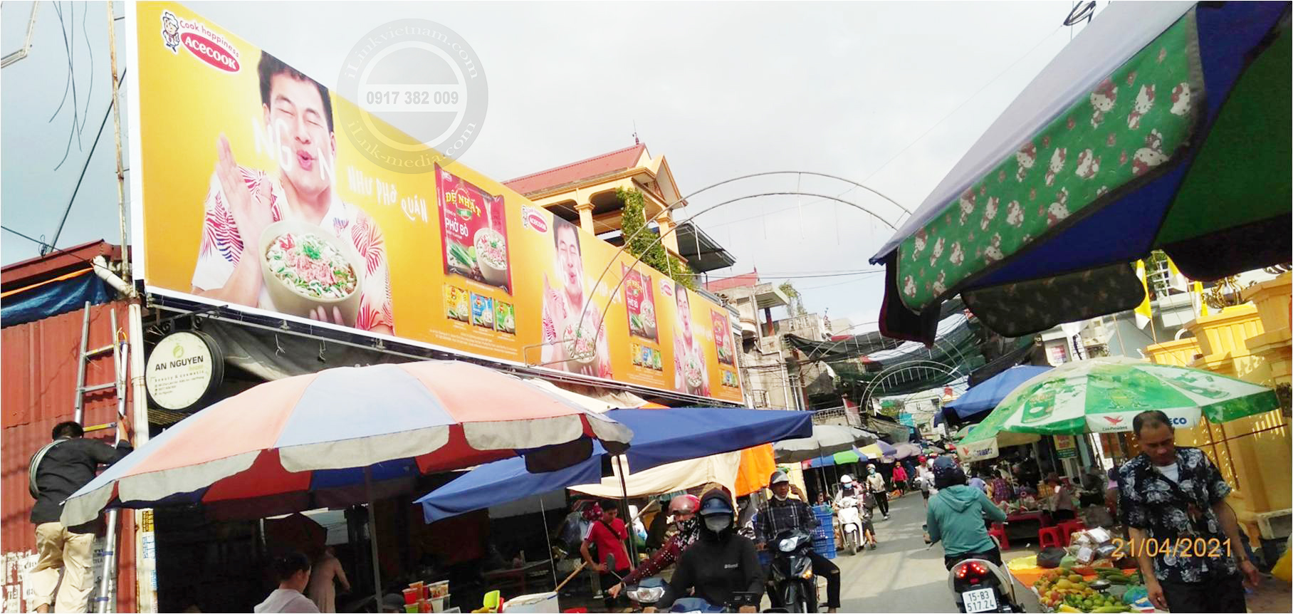 quảng cáo biển chợ