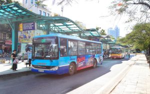 Pano trên bus nội đô Hà Nội