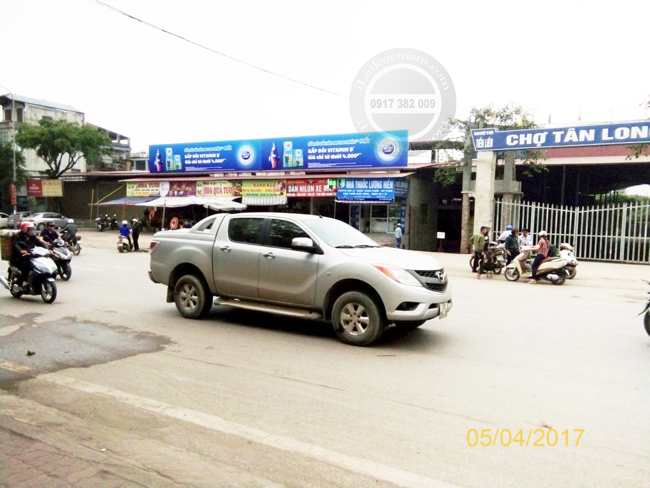 Quảng cáo pano chợ Thái Nguyên