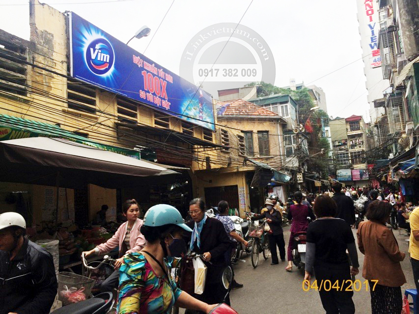 Quảng cáo pano chợ Hà Nội