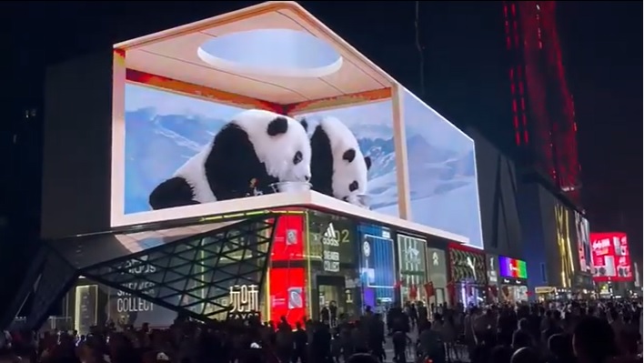 Màn hình led 3D, Led 3D, xu hướng 3D, pano quảng cáo 3D, billboard 3D, quảng cáo led 3D