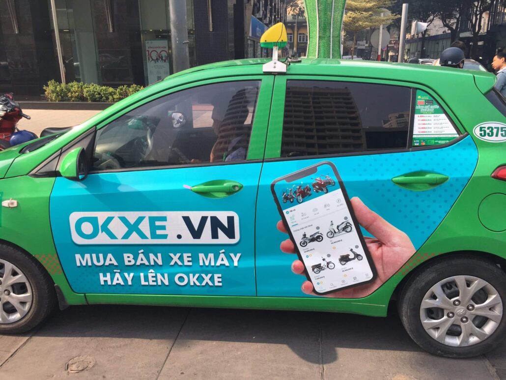 dịch vu quang cao taxi